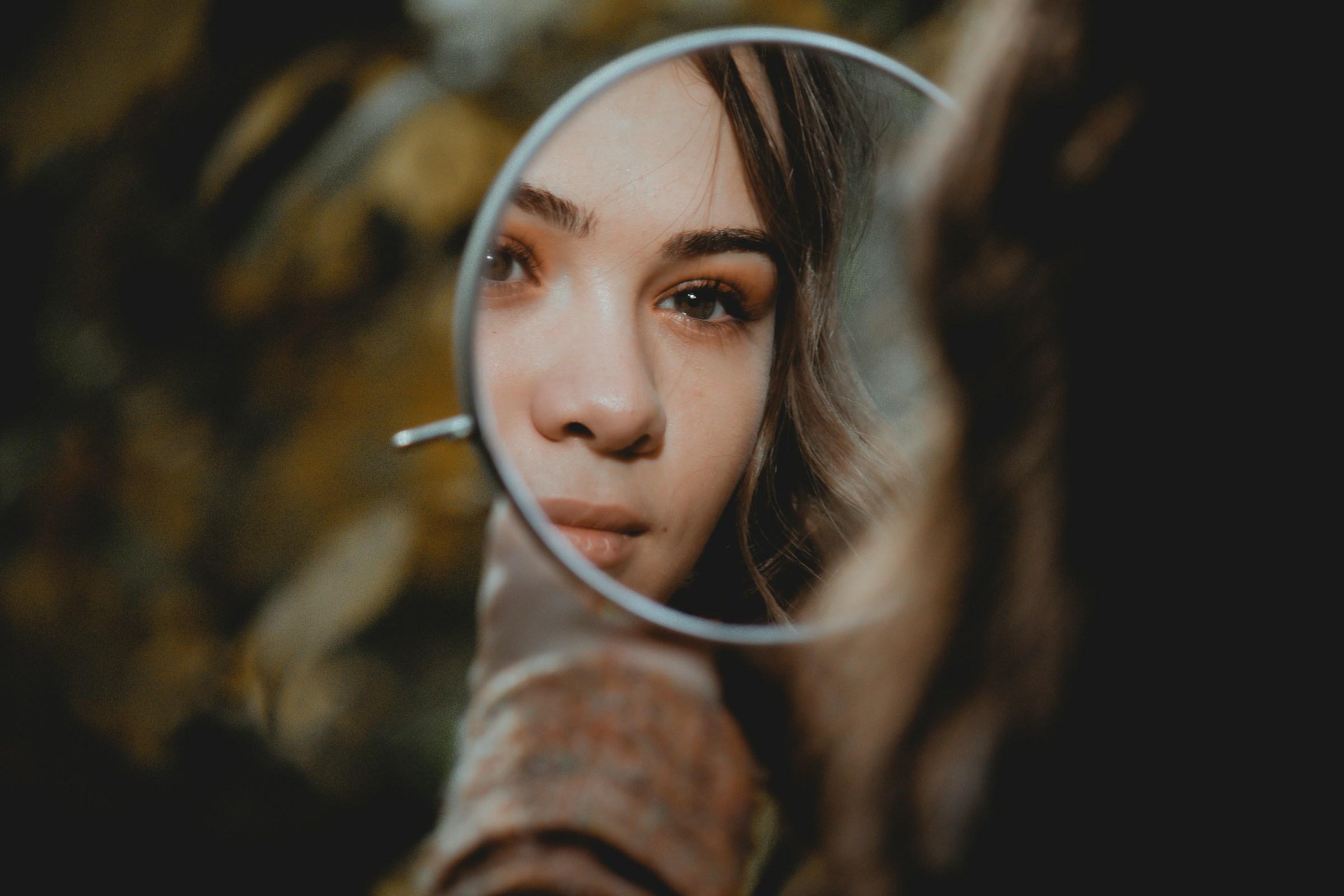 Reflection in a mirror